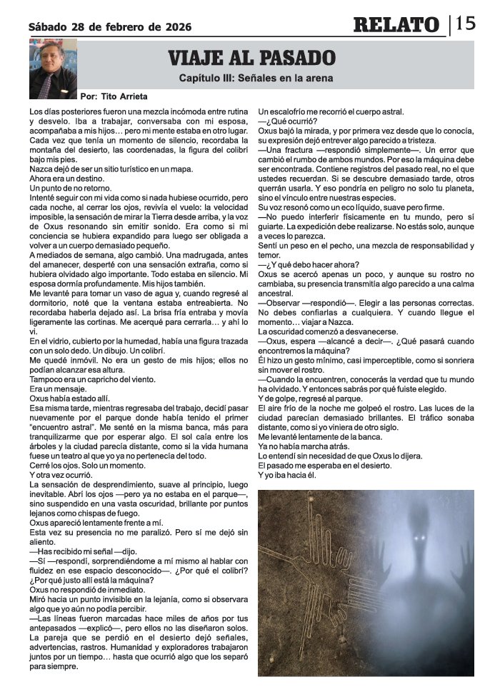 Viaje al Pasado — Capítulo III